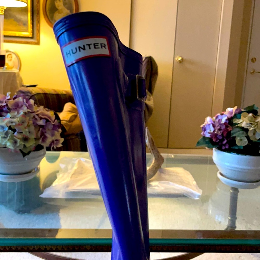 Hunter purple tall boots